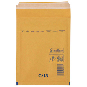 100 VP Luftpolstertaschen C/13 braun für DIN A6