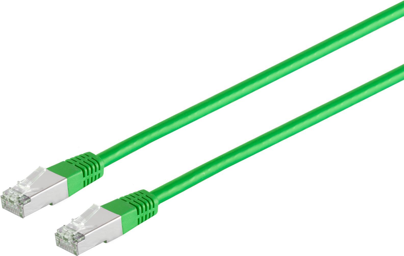 S-CONN Shiverpeaks Patchkabel cat 6 S/FTP PIMF Halogenfrei grün 10m (75720-HG)