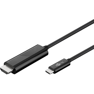 WENTRONIC Goobay USB 3.1 Type-C zu High Speed HDMI Adapterkabel, 1.8 m