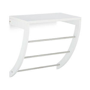 relaxdays Handtuchhalter weiß