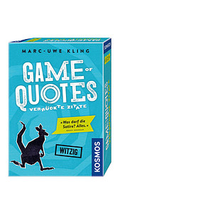 KOSMOS Game of Quotes - Verrückte Zitate Kartenspiel