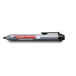 edding retract 12 Whiteboard-Marker schwarz 1,5 - 3,0 mm