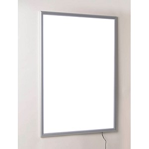 update displays LED-Leuchtrahmen Economy silber DIN A2 update displays LED-Leuchtrahmen Economy silber DIN A2