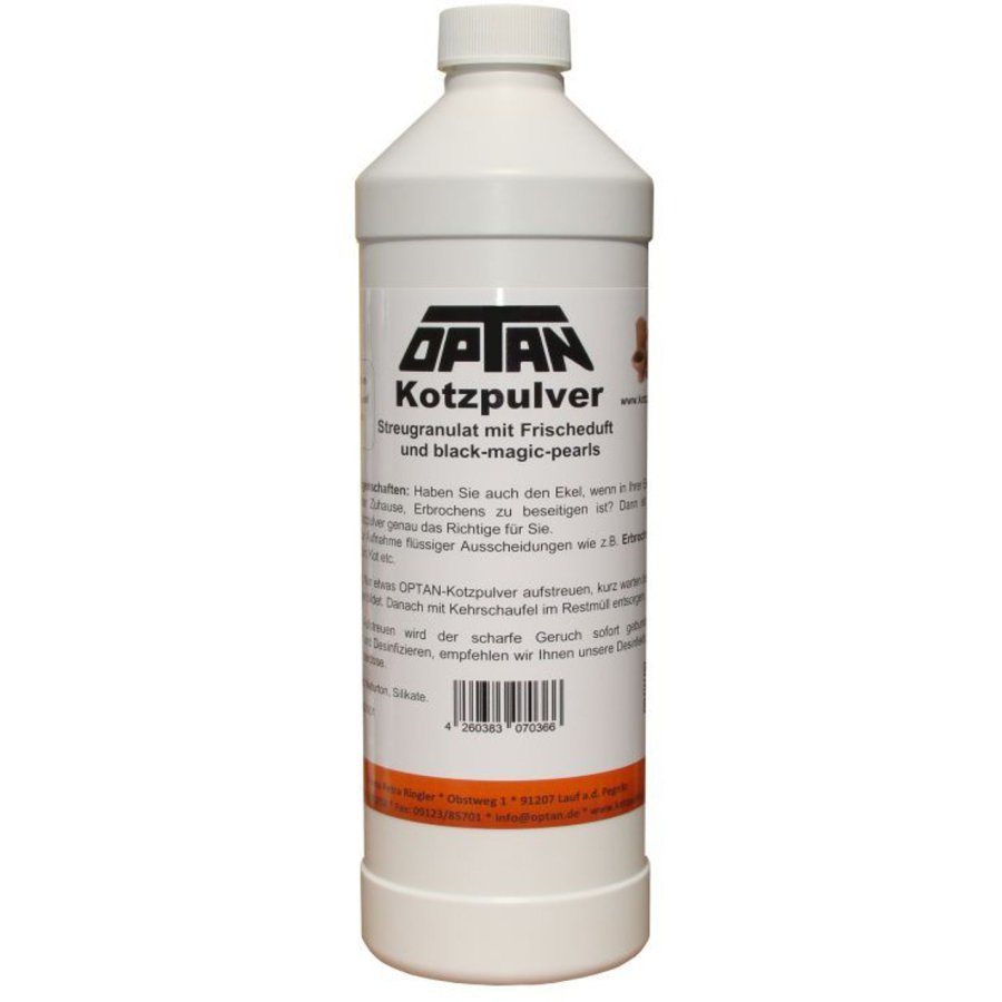 OPTAN-Kotzpulver | 1 Kg Bindemittel für Erbrochenes OPTAN-Kotzpulver | 1 Kg Bindemittel für Erbrochenes