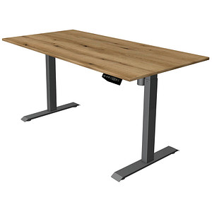kerkmann Sitz-Steh-Schreibtisch Move 1, (B)1.600 mm, eiche