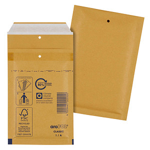 200 aroFOL® CLASSIC Luftpolstertaschen braun für DIN A7