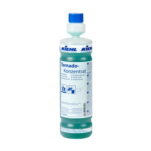 Tornado Kraftreiniger Konzentrat | 1 Liter hochzentrierter, kraftvoller, fett-, schmutz- und nikotinlösender Reiniger Tornado Kraftreiniger Konzentrat | 1 Liter hochzentrierter, kraftvoller, fett-, schmutz- und nikotinlösender Reiniger