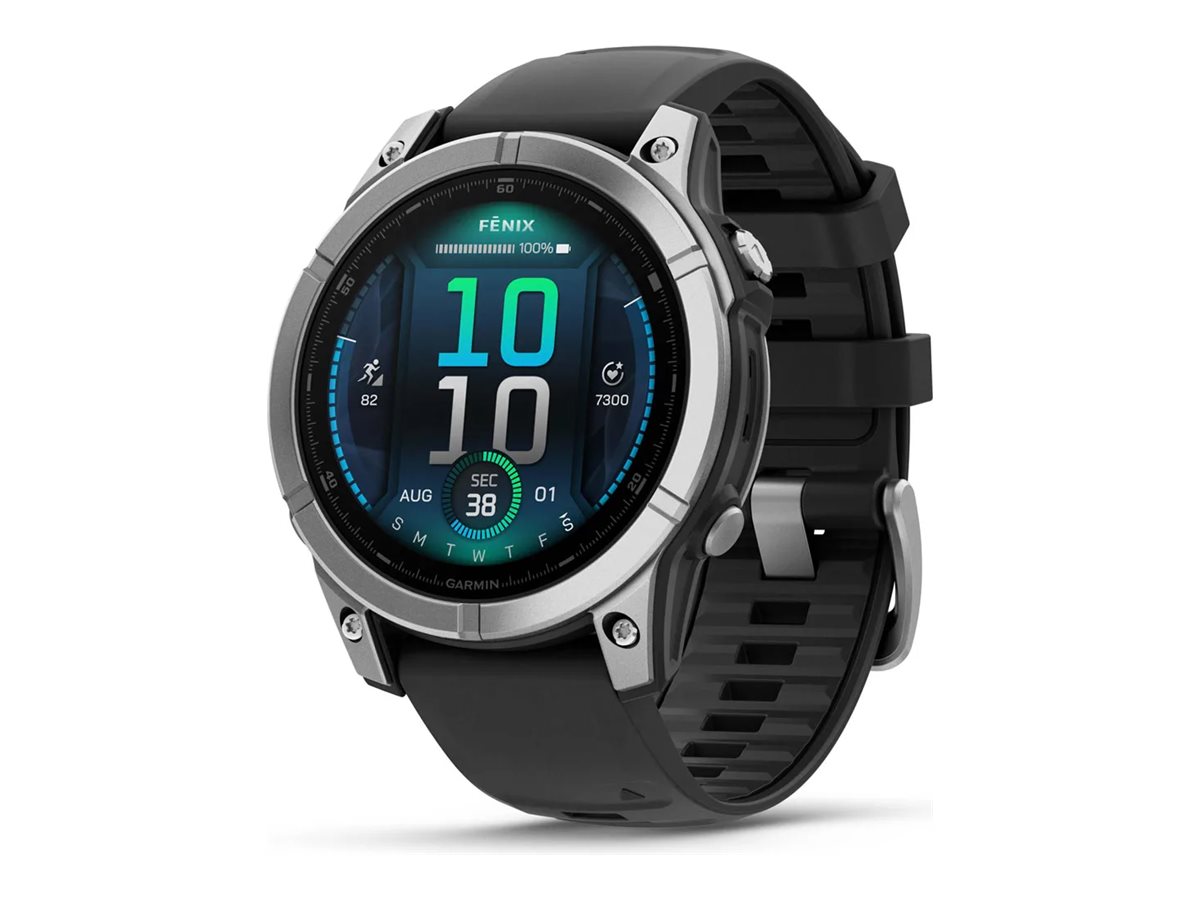 GARMIN fēnix E 47 mm Smartwatch schwarz, silber