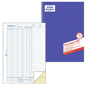 ZWECKFORM AVERY Zweckform Formularbuch "Kassenbuch", SD, A4 - für den Markt: D 