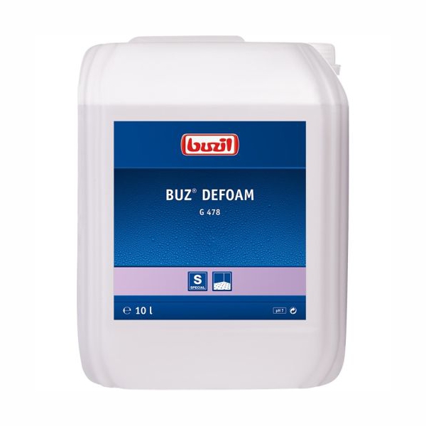 G478 Buz® Defoam | 10 Liter Entschäumer für Maschinen G478 Buz® Defoam | 10 Liter Entschäumer für Maschinen