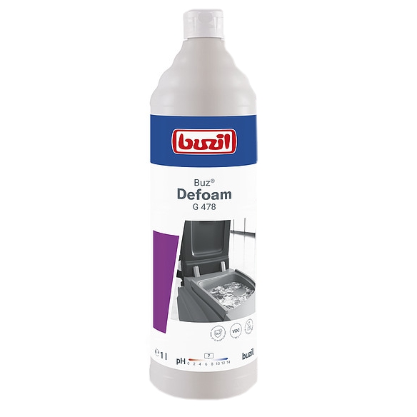 G478 Buz® Defoam | 1 Liter Entschäumer für Maschinen G478 Buz® Defoam | 1 Liter Entschäumer für Maschinen