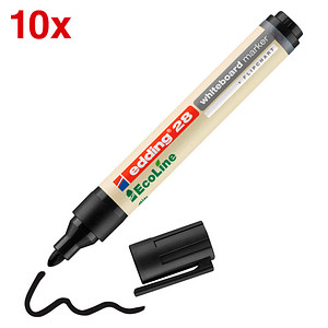 EDDING Whiteboardmarker 28 Rund Schwarz (4-28001)  Strichbreite 1,5-3mm