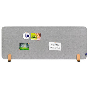 Legamaster Tischtrennwand ELEMENTS 7-209832 grau 160,0 x 60,0 cm