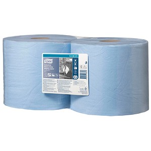 2 TORK Putztuchrollen Advanced 440 3-lagig blau, 350 Blätter