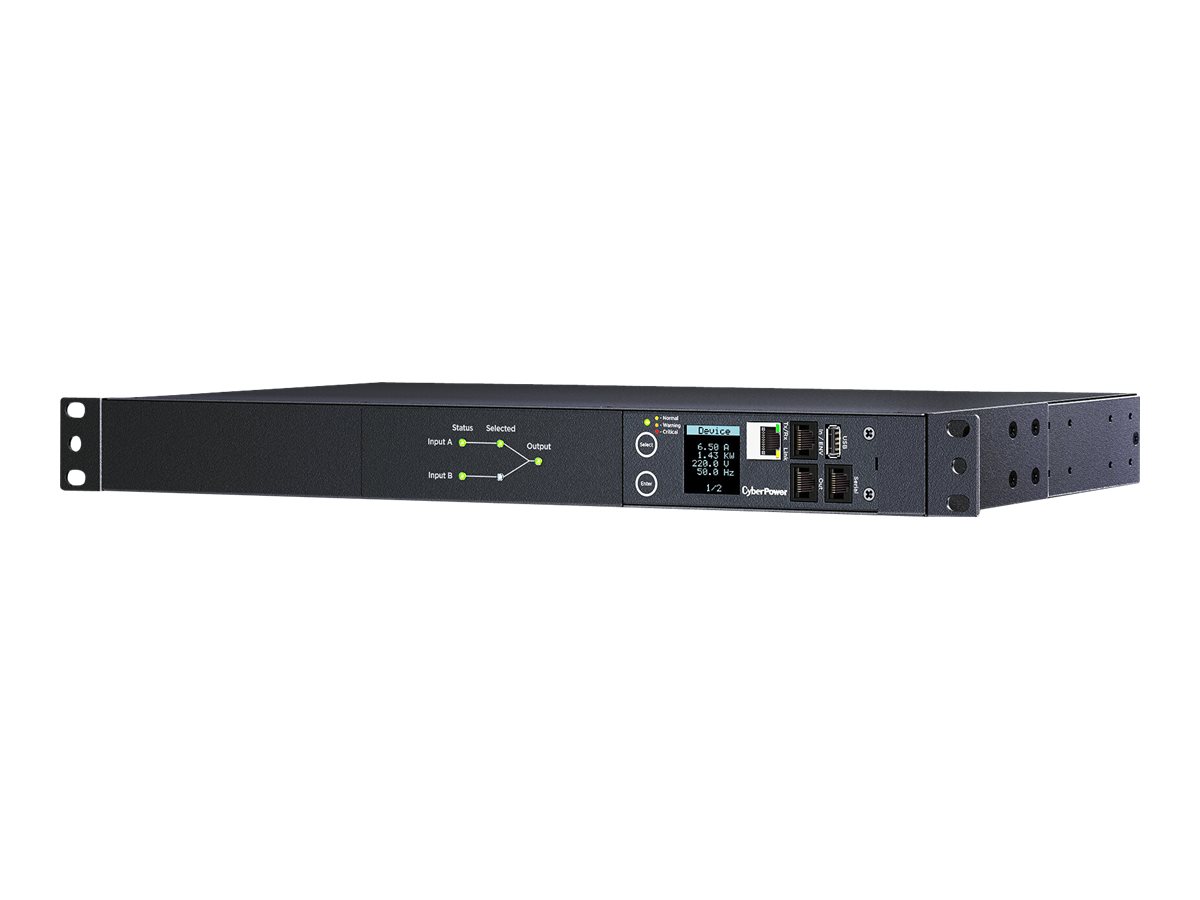 CYBERPOWER SYSTEMS PDU ATS Switch 19" 12xIEC-C13 230V/16A