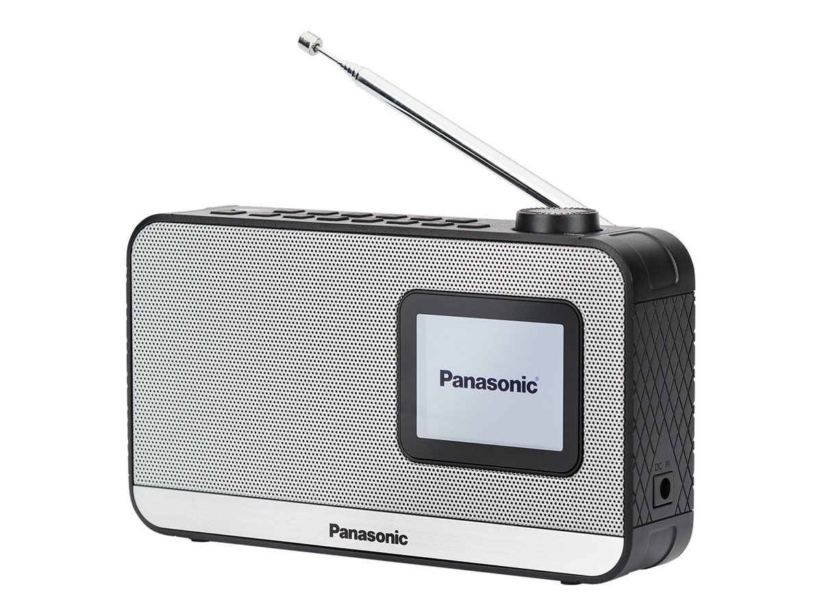 PANASONIC RF-D15EG-K Digitalradio mit DAB+ und Bluetooth, schwarz