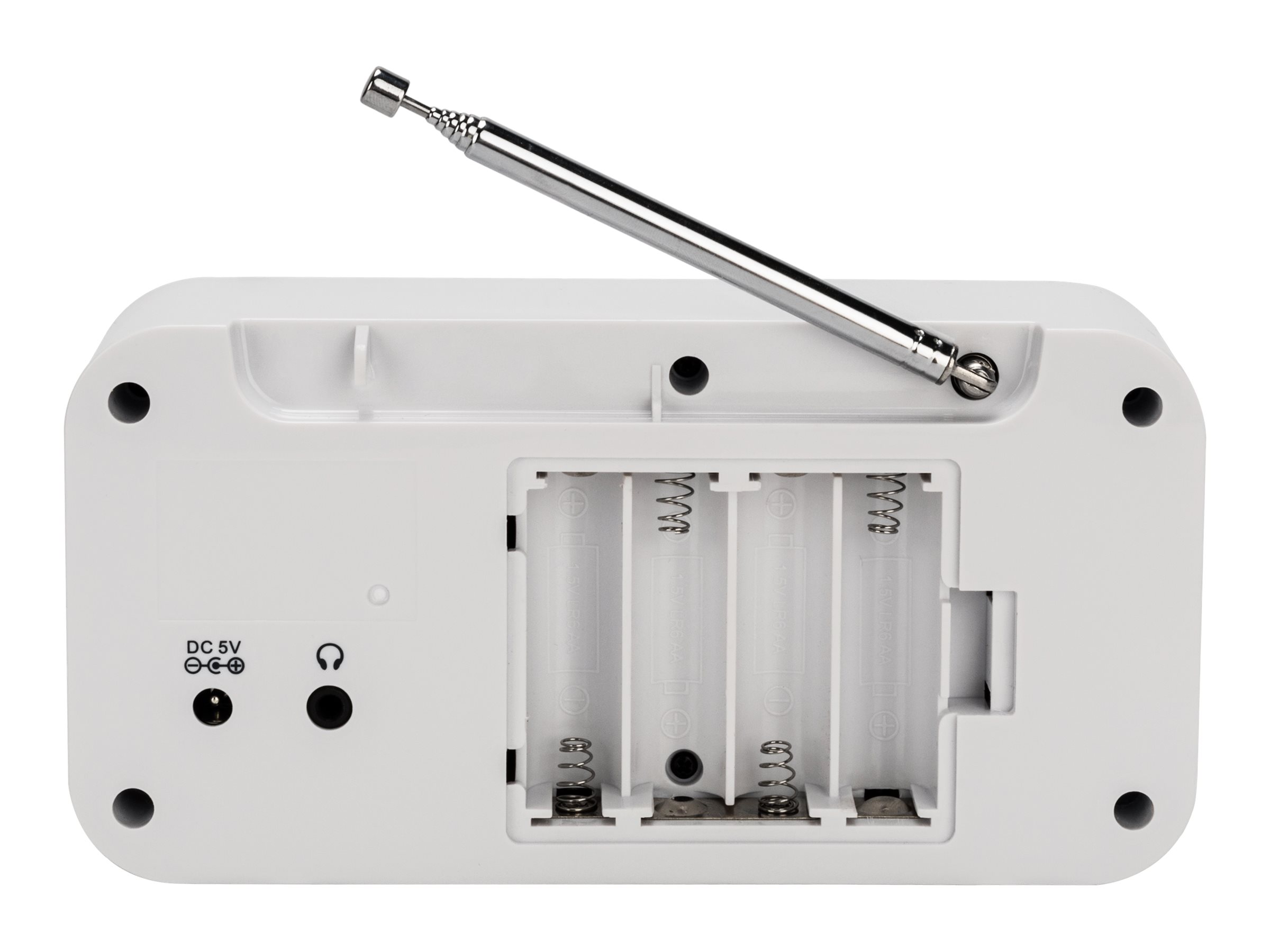 DENVER DAB-42 Taschenradio DAB+, UKW Weckfunktion Weiß