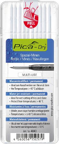 PICA-MARKER DRY Minen-Set weiss