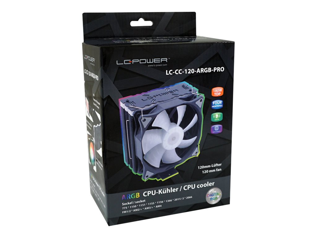 LC-POWER LC-CC-120-ARGB-PRO 775/1150/1151/1156/1366 LC-POWER LC-CC-120-ARGB-PRO 775/1150/1151/1156/1366