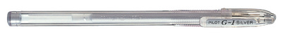 PILOT Gelschreiber G1 Metallic, sil ber (5040476)