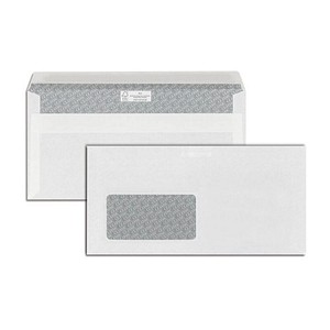 ÖKI Briefumschläge DIN lang mit Fenster weiß 1.000 St.; 1 Pack = 1.000 St.
