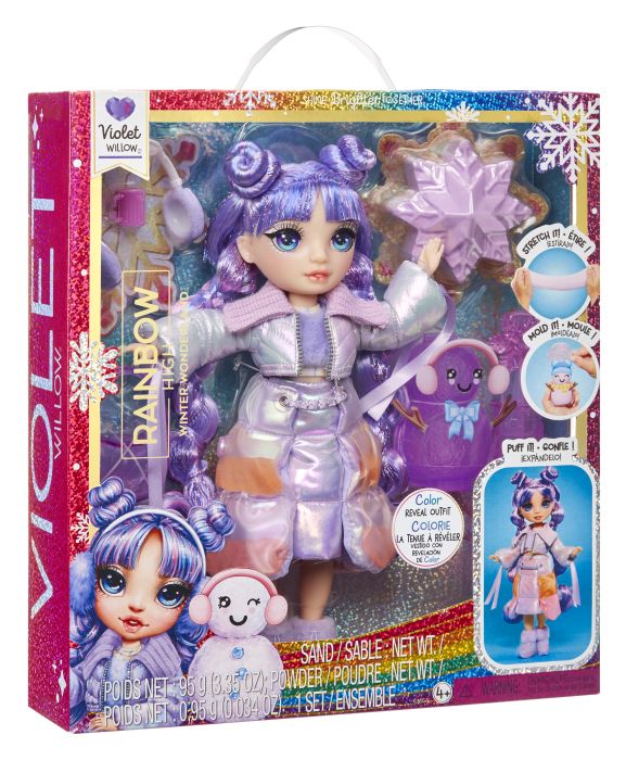 RAH Winter Wonderland Doll-Purple