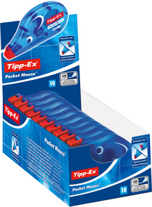 Tipp-Ex Korrekturroller Pocket Mouse, 4,2 mm x 10 m, Display