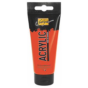 KREUL Acrylfarbe SOLO Goya Acrylic, zinnoberrot hell, 100 ml