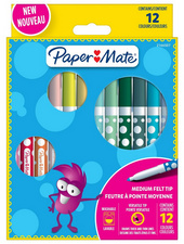 Paper:Mate Fasermaler Kids Colouring, 12er Blister