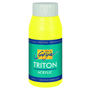 KREUL SOLO GOYA Triton Acrylfarbe neongelb 750,0 ml
