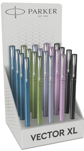 PARKER Füller VECTOR XL 20er Display M Blau