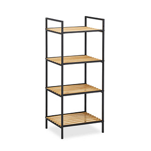 relaxdays Beistellregal braun, schwarz 39,0 x 32,5 x 95,0 cm relaxdays Beistellregal braun, schwarz 39,0 x 32,5 x 95,0 cm