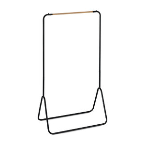 relaxdays Kleiderständer schwarz Metall 80,0 x 145,0 cm