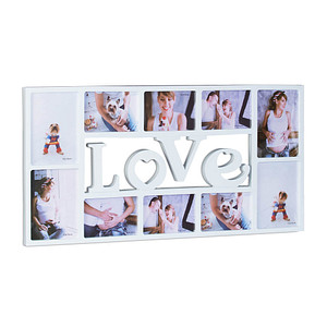 relaxdays Collage-Bilderrahmen LOVE weiß 72,0 x 36,5 cm relaxdays Collage-Bilderrahmen LOVE weiß 72,0 x 36,5 cm