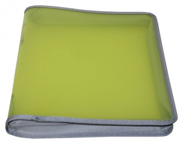 EXXO by HFP Zipper-Mappe / Portfoliomappe / Reissverschlusstasche, A4 XL, aus PP, mit 30mm Füllhöhe, mit Reissverschluss, Einschubtasche innen und Beschriftungstasche , Farbe: transparent limone – 1 Stück EXXO by HFP Zipper-Mappe / Portfoliomappe / Reissverschlusstasche, A4 XL, aus PP, mit 30mm Füllhöhe, mit Reissverschluss, Einschubtasche innen und Beschriftungstasche , Farbe: transparent limone – 1 Stück