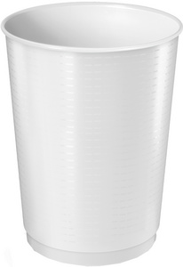 CEP Papierkorb Riviera Maxi, 40 Liter, weiß