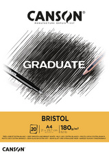 CANSON Studienblock GRADUATE BRISTOL, DIN A4