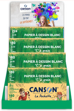 CANSON Zeichenpapier "DESSIN", 40er Display