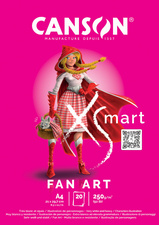 CANSON Studienblock XS'MART FAN ART, DIN A4
