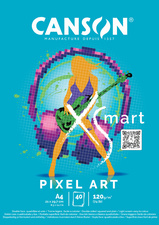 CANSON Studienblock XS'MART PIXEL ART, DIN A4