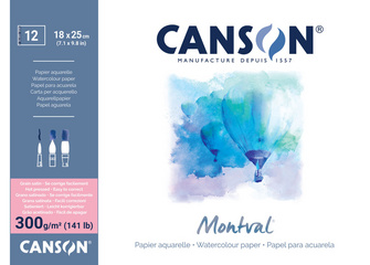 CANSON Zeichenpapierblock "Montval", DIN A4, 300 g/qm