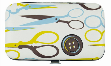 KLEIBER Reise-Nähetui "Design", 24-teilig, weiß