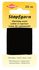 KLEIBER Stopfgarn, 20 m, schwarz
