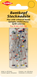 KLEIBER Buntkopf-Stecknadeln