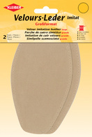 KLEIBER Velour-Leder-Imitat, 95 x 185 mm, sand