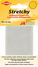 KLEIBER Stretchy-Bügel-Flicken, 400 x 60 mm, hellgrau