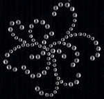 KLEIBER Strass-Applikation "Blume Fantasie 1"