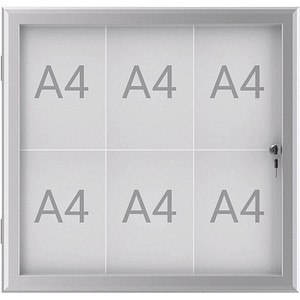 MAUL Schaukasten Excite alu 6x DIN A4 MAUL Schaukasten Excite alu 6x DIN A4