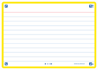 Oxford Karteikarten "Flash 2.0", 105 x 148 mm, gelb