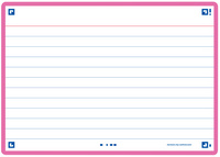 Oxford Karteikarten "Flash 2.0", 105 x 148 mm, fuchsia